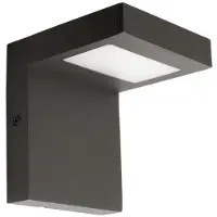 SU-MA LED Außenwandleuchte 10W dunkelgrau IP54 KR-K100