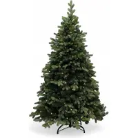 XMS-Trees Künstlicher Weihnachtsbaum Jasper H210 x Ø134 cm - inkl. LED - Natürliches und volles Aussehen - Schwer entflammbar