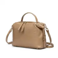 Tollzwood Damen Handtasche aus Echtleder – Leder Umhängetasche & Schultertasche – Vintage Crossbody Bag klein