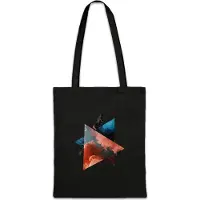 Eric Helmar Müller Urban Backwoods Abstract Triangles, Stofftasche, Farbe: Schwarz
