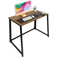 Ruhhy Klappbarer Holztisch 80 × 75 × 40 cm in Holzfarbe