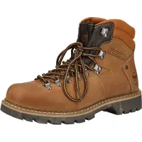 Dockers by Gerli Herren Stiefeletten/ Schnürboots Braun geöltes Leder - wasserfest Größe: 45