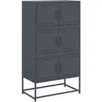 Syfax Sideboard Anthrazit 68,5x38,5x123,5 cm Stahl