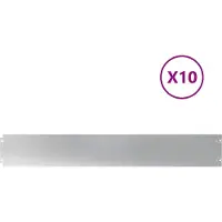 Syfax Rasenkanten 10 Stk. 15x103 cm Verzinkter Stahl