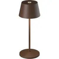Loom Design LED-Akku-Tischleuchte Modi Micro, IP65, corten