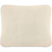 Konsimo Gartenkissen RAMBE Dekokissen mit Füllung, 40x35 cm, Outdoorgeeignet, Cremeweiß