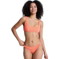 Roxy Bikini-Hose "Sunshine Classic", Damen, Gr. L, orange (rot orange), Obermaterial: 89% Polyester, 11% Elasthan., Badehosen Bikini-Hose