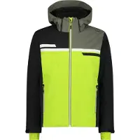 CMP Herren Skijacke mit Clima Protect abnehmbarer Kapuze grün 54