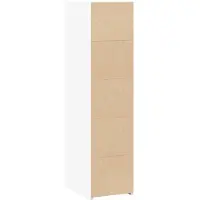 vidaXL Highboard Weiß 30x41x124 cm Holzwerkstoff