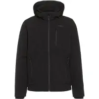 CMP Softshelljacke mit Kapuze mit hochschließendem Kragen, 3-lagig, wasserabweisend, winddicht