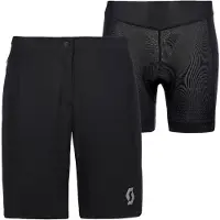 SCOTT SCO Shorts Ws Vertic LT w/pad BLACK EU S