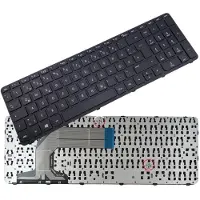 Trade-Shop Original Laptop Tastatur QWERTZ für HP Pavilion 15-n 15-n000 15-n100 15-n200 15-R 15-r000 15-r100 15-r200 / Deutsches Tastaturlayout DE mit Rahmen