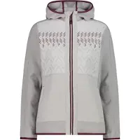 CMP Woman Jacket Fix Hood Gesso Gesso 48