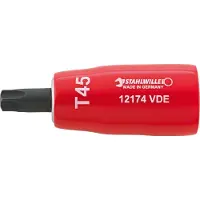 Stahlwille 12174 VDE, Einzelner Artikel, Schraubenschlüssel-Endstück, Stahl, Chrom, 67 mm, 22,8 mm
