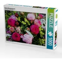 CALVENDO Bunter Blumenstrauss 1000 Teile Puzzle quer 640x480mm, Cross Martina; 7310557