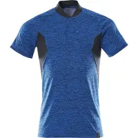 Mascot Herren Polo-Shirt ACCELERATE Azurblau / Schwarzblau S - 18083-801-91010-S - Azurblau / Schwarzblau