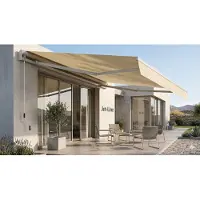Jet-Line Markise Sunset beige 2,95 m Gelenkarmmarkise UV Sonnenschutz Balkon