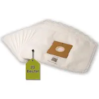 EVendix 20 Staubsaugerbeutel kompatibel mit NILFISK Bravo... Serie + 2 Mikro-Filter