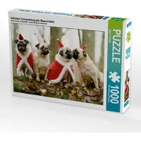 CALVENDO Geheime Versammlung der Mopswichtel 1000 Teile Puzzle quer 640x480mm, Köntopp Kathrin; 7340270