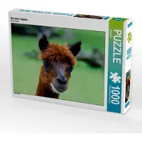 CALVENDO Braunes Alpaka 1000 Teile Puzzle quer 640x480mm, ; 7312196