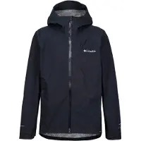 Columbia - Wasserdichte und winddichte Wanderjacke aus OMNI-TECH - Trailborne 2.5L Shell Black für Herren - Größe S - schwarz