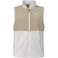 Schöffel Fleeceweste SCHÖFFEL "Fleece Vt Style Ash WMN", Damen, Gr. 46, beige (9040, natur), Oberstoff: 100% Polyester, ohne Ausschnitt, Westen Fleeceweste