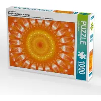 CALVENDO Ein Motiv aus dem Kalender Energie - Mandalas in orange 1000 Teile Puzzle quer 640x480mm, Bässler Christine; 7420757