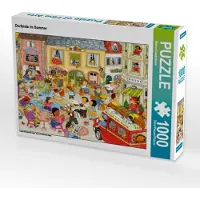CALVENDO Dorfplatz im Sommer 1000 Teile Puzzle quer 640x480mm, Kraetschmer Marion; 7346749