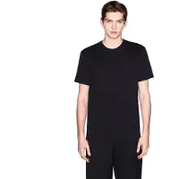 Armani Exchange für Herren. XM002467AF10356UC001 T-Shirt Tonal Embossed Logo schwarz (XS), Lässig, Baumwolle, Kurzarm