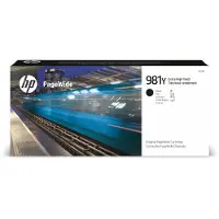 HP 981Y Schwarz Original PageWide Druckerpatrone mit sehr hoher Reichweite, Hohe (XL-) Ausbeute, Schwarz, Tinte auf Pigmentbasis, 185 ml, 1 Stück(e), 20000 Seiten