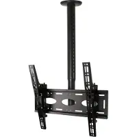 B-Tech BT8426 - Befestigungskit (Deckenmontage) - ausziehbar - für LCD-Display - Schwarz - Bildschirmgröße: 38.1-106.7 cm (15"-42")
