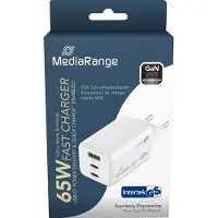 MediaRange MRMA116-2, Drinnen, AC, 20 V, Weiß