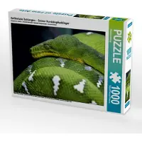 CALVENDO Gefährliche Schlangen - Grüner Hundskopfschlinger 1000 Teile Puzzle quer 640x480mm, Herzog Michael; 7352303