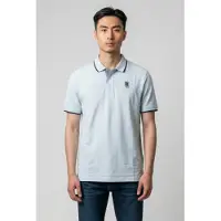 Blauer für Herren. 26SBLUT02288 Blaues Poloshirt von Damon (S), Lässig, Baumwolle, Kurzarm