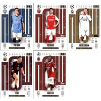 Topps Match Attax Champions League 2024/25 - Trading Cards - Alle 5 Generation Now Karten