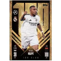 Topps 476 – Kylian Mbappé – 100 Club – 2024/2025