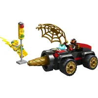 LEGO Marvel Spidey und seine Super-Freunde Spideys Bohrfahrzeug Spielzeug mit Spider-Mans Auto und 2 Figuren für Kinder ab 4 Jahren, basiert auf der TV-Serie, Geschenk für Jungs und Mädchen 10792