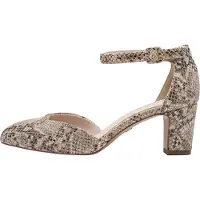 Tamaris Damen Pumps Textil, beige, 42 EU