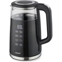 Maestro Wasserkocher Feel MR-049, 2200 W, 1,7 l, schwarz, Borosilikatglas