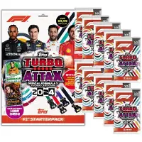 Topps - Turbo Attax Formel 1 2024 - 1 Starter + 10 Booster