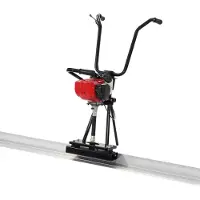StarTech.com Gas Beton-Estrichmaschine - 2445mm Aluminiumplatten-Geradekantenstangensatz - 4-Takt-Vibrationsmotor für Zement-Finishing - höhenverstellbare Griffe - hocheffiziente Betonwerkzeuge 6500U/min