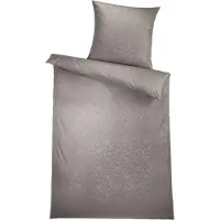 Holiday Heimtex Mikrofaser-Bettwäsche - Taupe - 135 x 200 cm - mit Reißverschluss