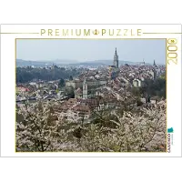 CALVENDO Berner Altstadt vom Rosengarten aus 2000 Teile Lege-Größe 90 x 67 cm Foto-Puzzle Bild von Michel Susan, Weiß, 2000 Stück(e), andere, 14 Jahr(e)