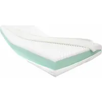 Dibapur Visco 3D Air Fresh: (190x190) H3 Orthopädische Visco + Kaltschaummatratze (Hohes Raumgewicht) ca.16 cm Kern mit glatten 3D Air Fresh Bezug ca. 16,2 cm