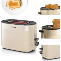 Bosch Toaster Mymoment Tat2m127 950 W 2 Toasts Timer Thermostat Auftauen
