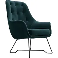 Mirjan 24 Sessel Ezo, Wohnzimmersessel vom Hersteller, Metallfüße Schwarz pulverbeschichtet, Polstersessel (Farbe: Velluto 27)