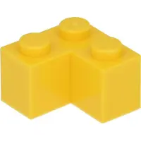 LEGO : 25 Stück Eckstein 2x2, Gelb