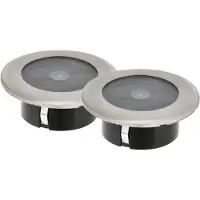 Konstsmide 2er-Set Solar LED-Bodenspot Ø 11cm je Spot bis 100kg belastbar Einbaustrahler