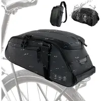 OEM Golden Crown - Gepäckträger-Tasche für Fahrräder - Wasserdichte Fahrradtasche - 8 Liter Fassungsvermögen - Reflektierende Streifen - Praktisch für den täglichen Gebrauch - Geeignet für alle...