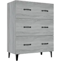 Syfax Sideboard Grau Sonoma 69,5x34x90 cm Holzwerkstoff